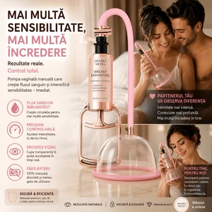 Pompă Vagin Pump Gold Roz