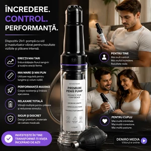 Pompă Vibrating Multi Pump Și Masturbator Transparent