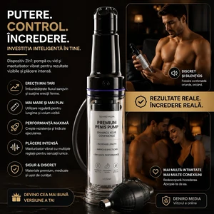 Pompă Vibrating Multi Pump Și Masturbator Transparent