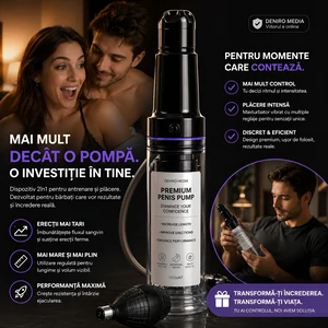 Pompă Vibrating Multi Pump Și Masturbator Transparent