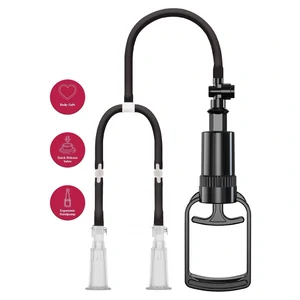 Pompiță Vacuum Pentru Sfârcuri Negru