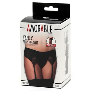Portjartier Cu Dresuri Amorable Isabella Negru S-L