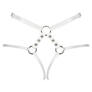 Portjartier Obsessive A758 Alb S-L