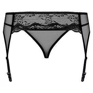 Portjartier Obsessive Charms Negru L-XL
