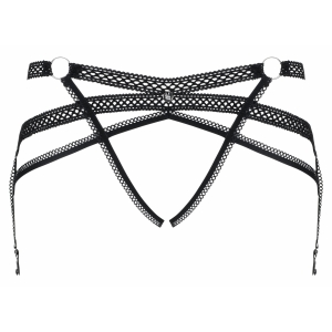 Portjartier Obsessive Darkie Negru S-M
