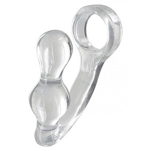 Inel Pt Penis Power Plug Si Penisring Transparent