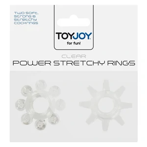 Power Stretchy Set Inele Penis Transparent
