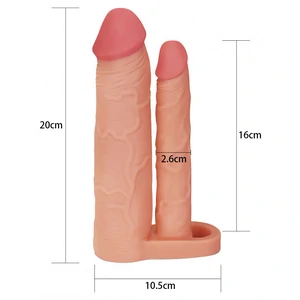 Prelungitor Double Penis Sleeve