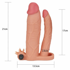 Prelungitor Dublu Penis Add 3 Vibrating