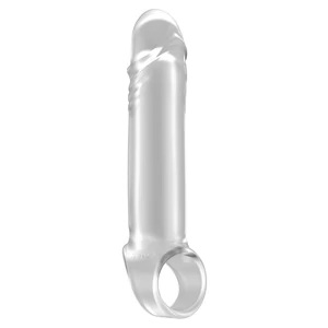 Extensie Penis 2,5 Cm Transparent Extensie Penis Cu Texturi Pentru Stimulare
