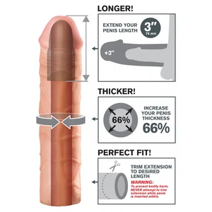 Prelungitor Penis Pipedream 23cm