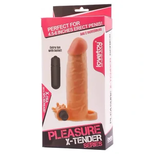 Prelungitor Penis Pleasure X-Tender Vibrating 1