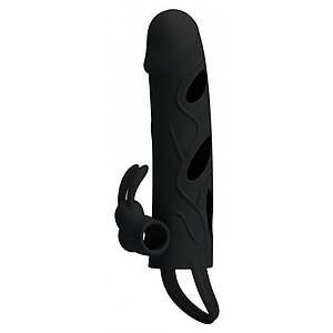 Prelungitor Penis Pretty Love With Ball Strap Negru