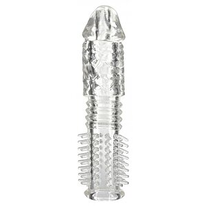 Prelungitor Penis Silicon Super Stretch Transparent pe Denysa.ro