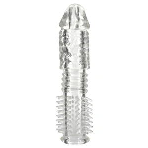Prelungitor Penis Silicon Super Stretch Transparent pe Denysa.ro
