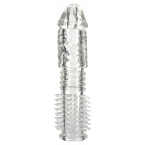 Prelungitor Penis Silicon Super Stretch Transparent pe Denysa.ro