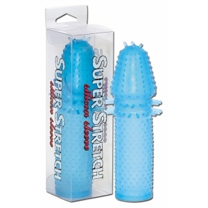 Prelungitor Penis Super Stretch Albastru pe Denysa.ro