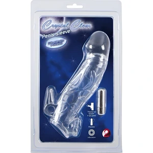 Prelungitor Penis Vibrator Crystal Skin Transparent