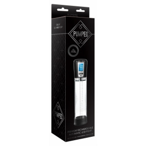 Premium Rechargeable Automatic LCD Pump - Transparent