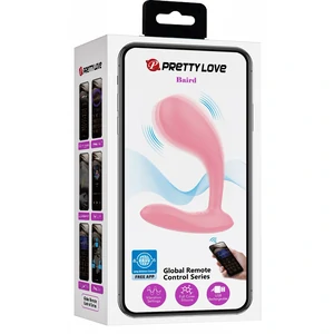 Pretty Love Baird: Vibrator Punctul G 12 Moduri Reîncărcabil Roz