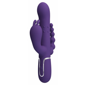 Pretty Love Cammy Vibrator Triplu Reîncărcabil Mov pe Denysa.ro