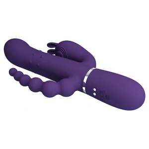 Pretty Love Cammy Vibrator Triplu Reîncărcabil Mov