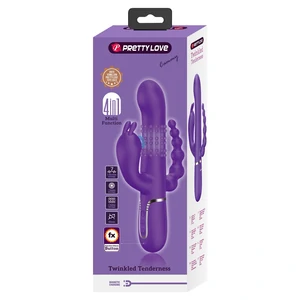 Pretty Love Cammy Vibrator Triplu Reîncărcabil Mov