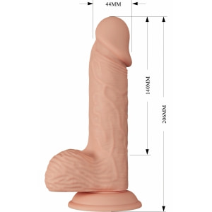 Pretty Love Catoblepas — Vibrator Realist 20.6 cm cu Ventuză