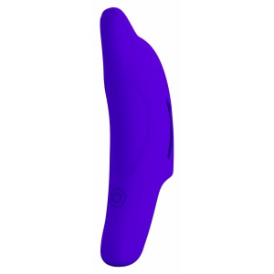 Pretty Love Delphini – Vibrator De Deget 10 Moduri, Compact Albastru