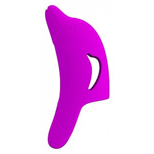 Pretty Love Delphini Vibrator De Deget 10 Funcții Mov Discret pe Denysa.ro