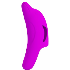 Pretty Love Delphini Vibrator De Deget 10 Funcții Mov Discret pe Denysa.ro