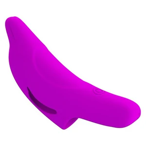 Pretty Love Delphini Vibrator De Deget 10 Funcții Mov Discret