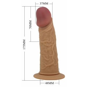 Pretty Love Draven – Strap-on Tija 17,5 cm (+7 cm)