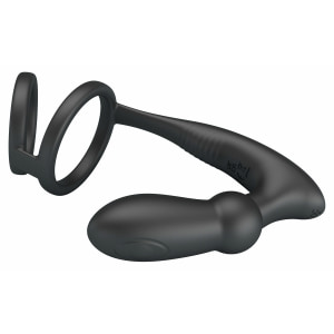 Pretty Love Emoni Inel Vibrator Reîncărcabil 12 Moduri Negru