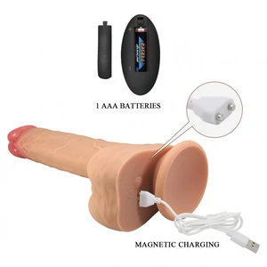 Pretty Love Jonathan – Vibrator Realist 21 cm, 3+3 Funcții