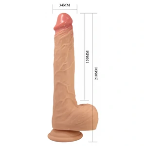 Pretty Love Jonathan – Vibrator Realist 21 cm, 3+3 Funcții