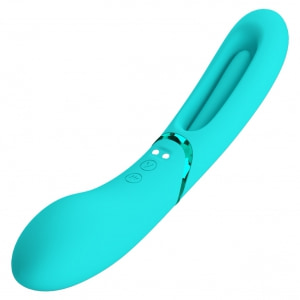 Pretty Love Lexie – Vibrator Punct G, 7+4 Moduri, USB Albastru pe Denysa.ro