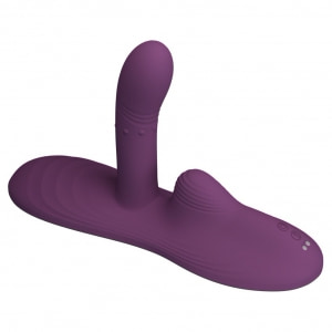 Pretty Love Luka - Pad Vibrator din Silicon Ergonomic Mov
