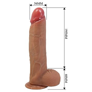 Pretty Love Mendel 25,5 cm Ventuză și Textură Realistă