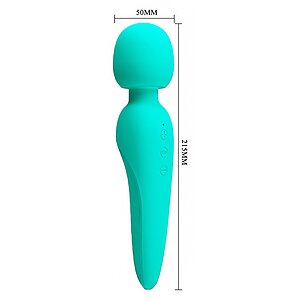 Pretty Love Meredith 21.5cm – 7 Moduri, Reîncărcabil Albastru