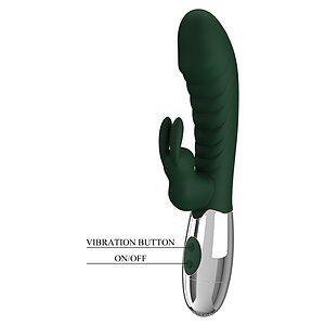 Pretty Love Naughty Bunny Green — 30 Moduri, Dublă Stimulare Verde