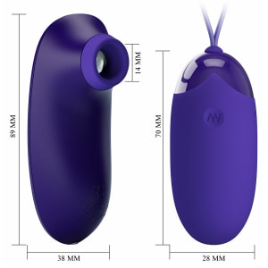 Pretty Love Orthus — Ou Vibrator 12 Funcții, Reîncărcabil Violet