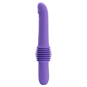 Vibrator Silicon Catifelat Rezistent La Apa Vibrator Pistonare 70 Mm Silicon Violet