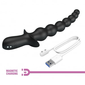 Pretty Love Plug Anal Vibrator 10 Funcții Reîncărcabil Negru