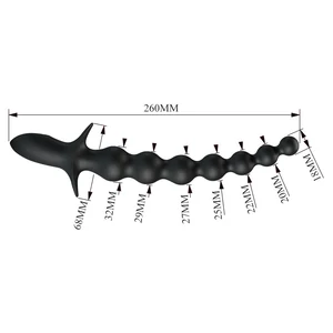 Pretty Love Plug Anal Vibrator 10 Funcții Reîncărcabil Negru