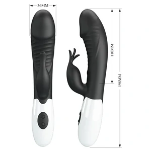 Pretty Love Rasmussen – Stimulator Dublu, 30 Moduri Negru