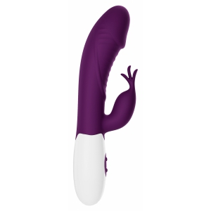 Pretty Love Rasmussen Purple, Dual Stimulator 30 Vibrații Mov pe Denysa.ro