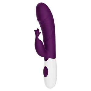 Pretty Love Rasmussen Purple, Dual Stimulator 30 Vibrații Mov pe Denysa.ro