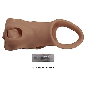 Pretty Love Sleeve TPE Vibrator – 21–25 cm, Diam. 5.5–5.9