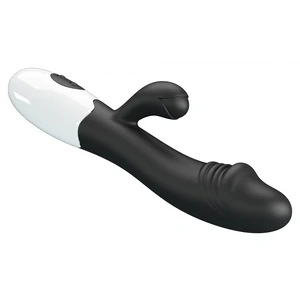 Pretty Love Snappy Black — Iepuraș Dual, 30 Moduri Negru